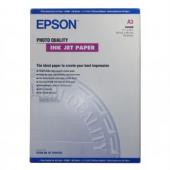 Epson Photo Quality InkJet Paper, foto papír, matný, bílý, A3, 105 g/m2, 720dpi, 100 ks, C13S041068, inkoustový
