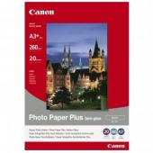 Canon Photo Paper Plus Semi-Glossy, foto papír, pololesklý, saténový typ bílý, A3+, 13x19", 260 g/m2, 20 ks, SG-201 A3+, inkoustov