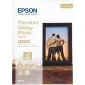 Epson Premium Glossy Photo Paper, foto papír, lesklý, bílý, Stylus Color, Photo, Pro, 13x18cm, 5x7", 255 g/m2, 30 ks, C13S042154