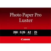 Canon LU-101 Photo Paper Pro Luster, foto papír, lesklý, bílý, A2, 16.54x23.39", 260 g/m2, 25 ks, 6211B026, inkoustový