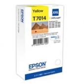 Epson originální ink C13T70144010, XXL, yellow, 3400str., Epson WorkForce Pro WP4000, 4500 series - AKCE - SLEVA !!!